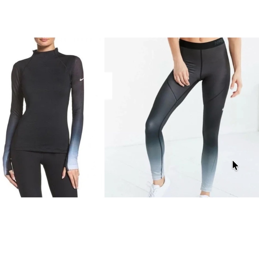 Nike Pro HyperWarm Ombre Compression Set